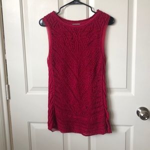 Lucky Brand Crochet Tunic